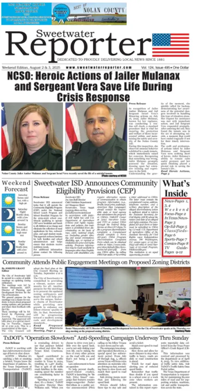 Cover of Sweetwater Reporter