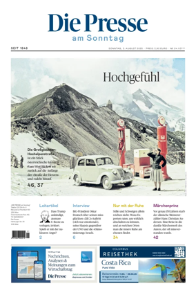 Cover of Die Presse am Sonntag