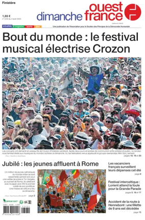 Cover of Dimanche Ouest France (Finistere)