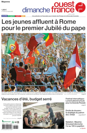 Cover of Dimanche Ouest France (Mayenne)