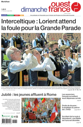 Cover of Dimanche Ouest France (Morbihan)