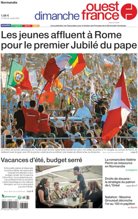 Cover of Dimanche Ouest France (Normandie)