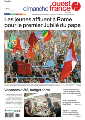 Cover of Dimanche Ouest France (Vendee)