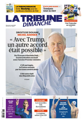 Cover of La Tribune Dimanche (France)