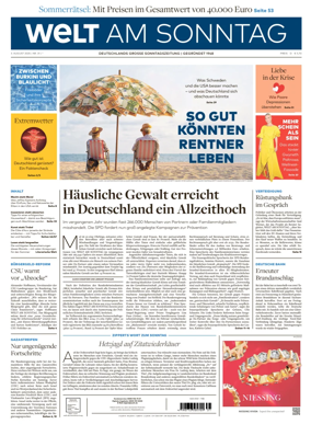 Cover of Welt am Sonntag