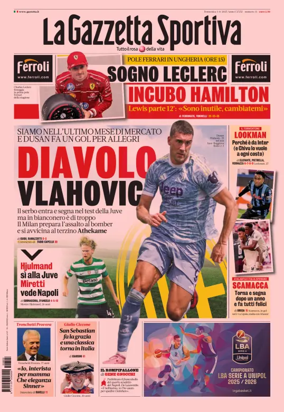 Cover of La Gazzetta dello Sport - Cagliari