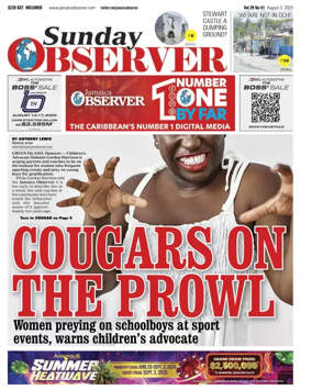 Cover of Daily Observer (Jamaica)