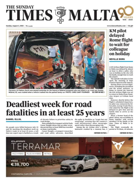Cover of The Sunday Times of Malta