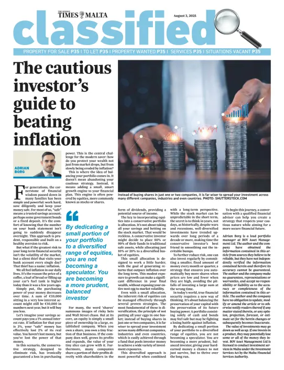 Cover of The Sunday Times of Malta - Classified