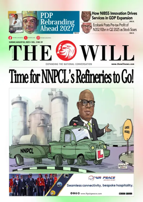 Cover of THEWILL NEWSPAPER
