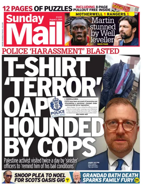 Cover of Sunday Mail (UK)