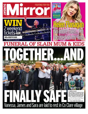 Cover of Sunday Mirror (Northern Ireland)
