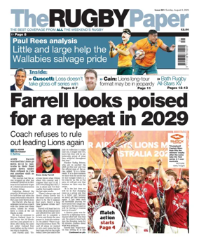 Cover of The Rugby Paper