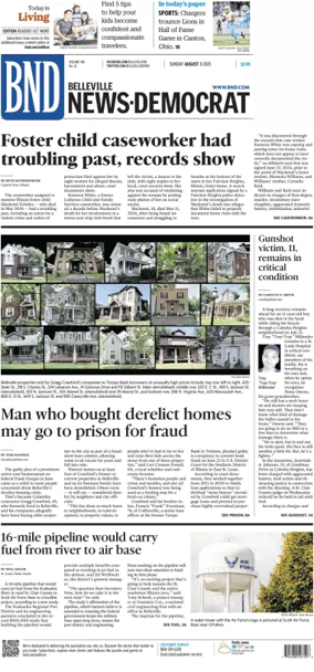 Cover of Belleville News-Democrat (Sunday)