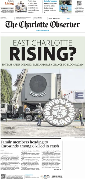 Cover of The Charlotte Observer (Sunday)