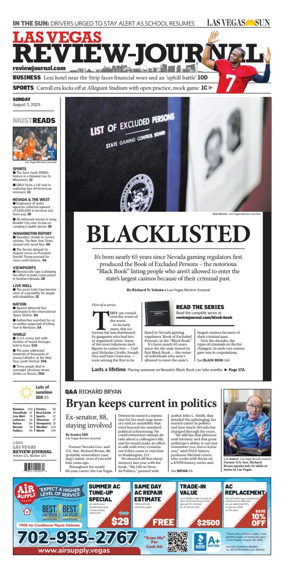 Cover of Las Vegas Review-Journal (Sunday)