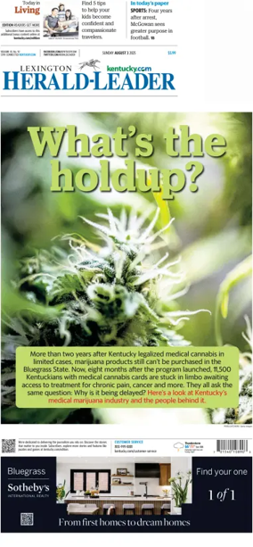 Cover of Lexington Herald-Leader (Sunday)