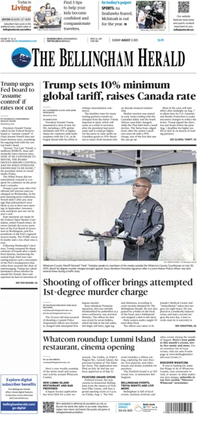 Cover of The Bellingham Herald (Sunday)