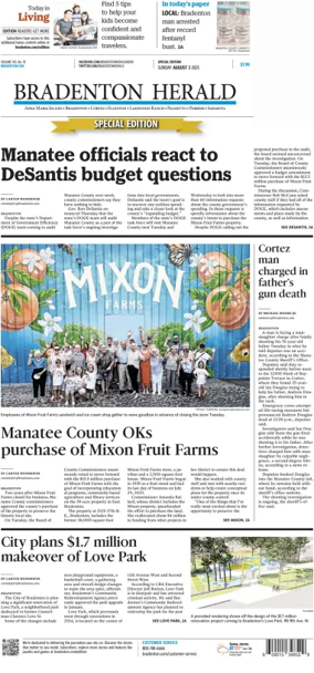 Cover of The Bradenton Herald (Sunday)