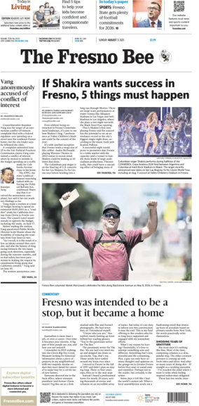 Cover of The Fresno Bee (Sunday)