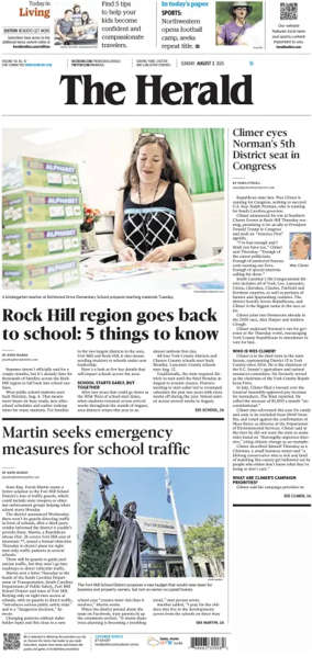 Cover of The Herald (Rock Hill)