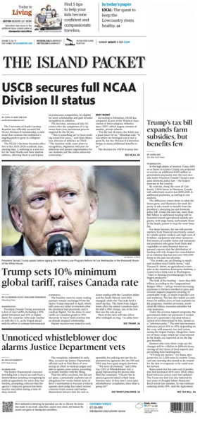 Cover of The Island Packet (Sunday)