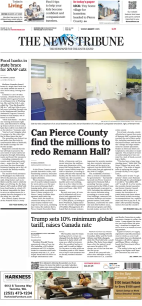 Cover of The News Tribune