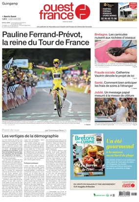 Cover of Ouest France (Guingamp)