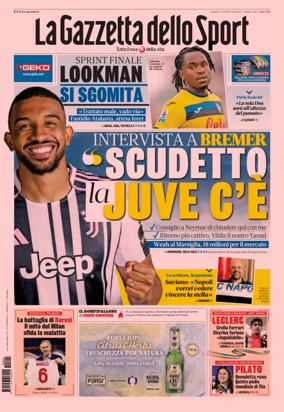 Cover of La Gazzetta dello Sport - Cagliari