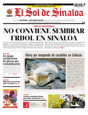 Cover of El Sol de Sinaloa