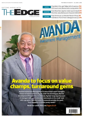 Cover of The Edge Singapore