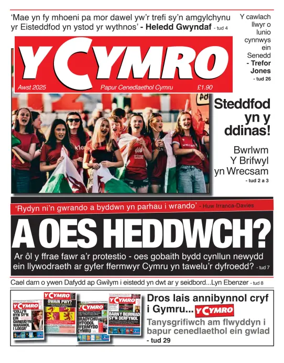 Cover of Y Cymro