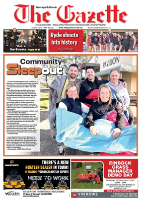 Cover of Warragul & Drouin Gazette