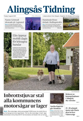Cover of Alingsås Tidning