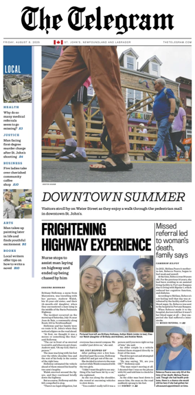 Cover of The Telegram (St. Johnâ€™s)