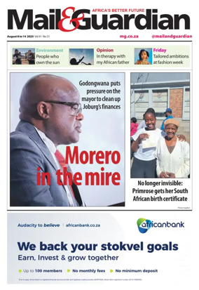 Cover of Mail & Guardian