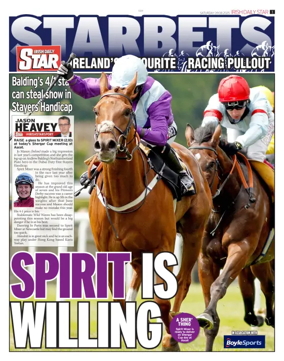 Cover of Irish Daily Star - Starbets