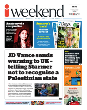 Cover of iNews Weekend