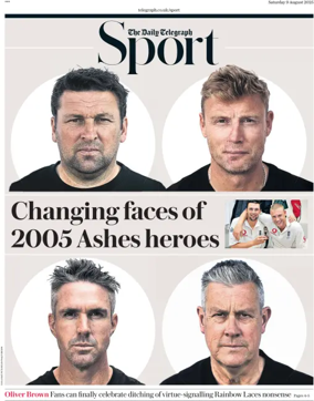 Cover of The Daily Telegraph - Sport Saturday