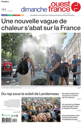 Cover of Dimanche Ouest France (Finistere)