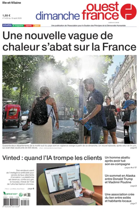 Cover of Dimanche Ouest France (Ille-et-Vilaine)