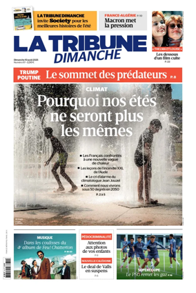 Cover of La Tribune Dimanche (France)