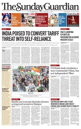 Cover of The Sunday Guardian