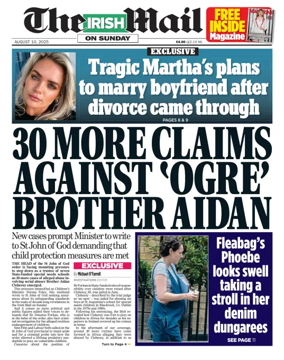 Cover of The Irish Mail on Sunday