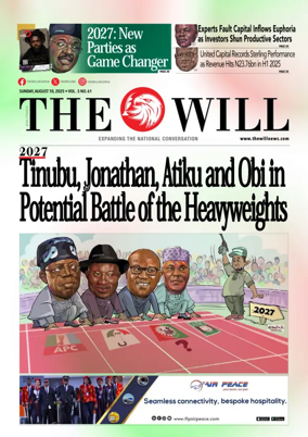 Cover of THEWILL NEWSPAPER
