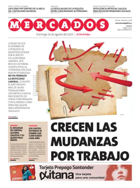 Cover of La Voz de Galicia (Vigo) - Mercados