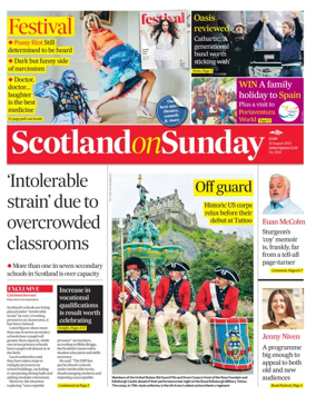 Cover of Scotland on Sunday