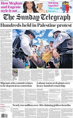 Cover of The Sunday Telegraph