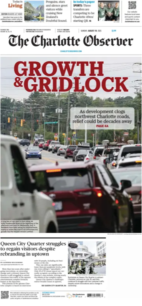 Cover of The Charlotte Observer (Sunday)