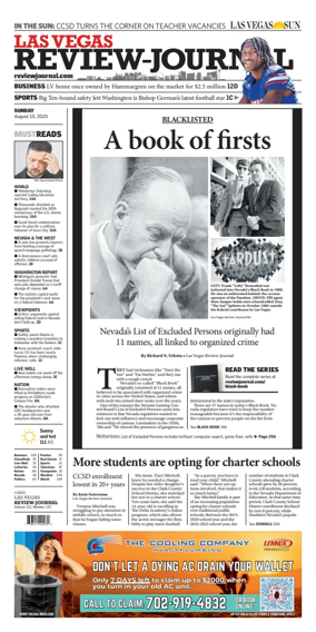 Cover of Las Vegas Review-Journal (Sunday)